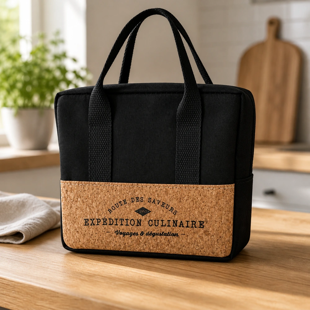 Bolsa térmica 25×21×17 cm de tela oxford para almuerzo