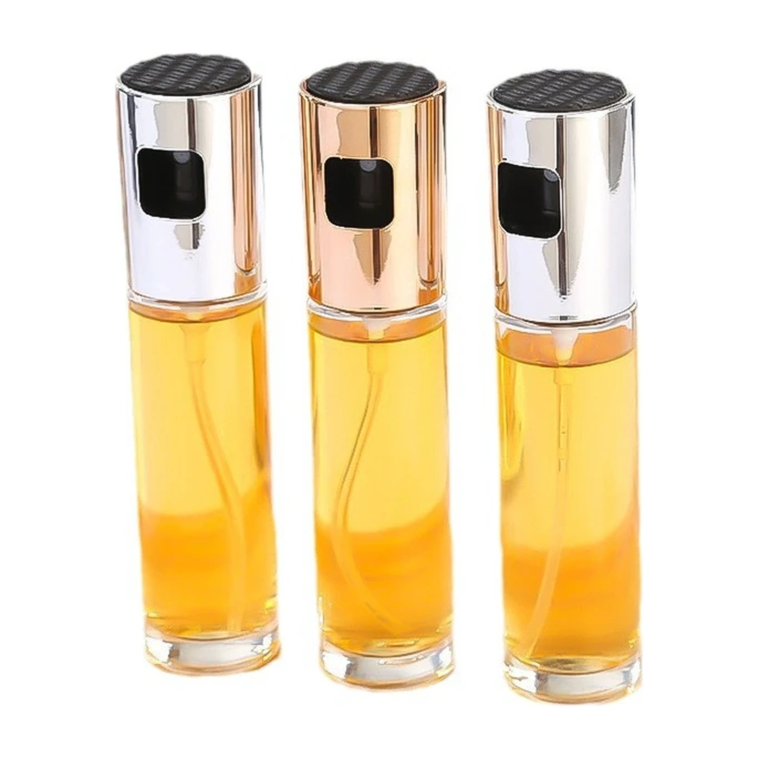 Aceitera spray vidrio acero inoxidable BBQ cocina hermética