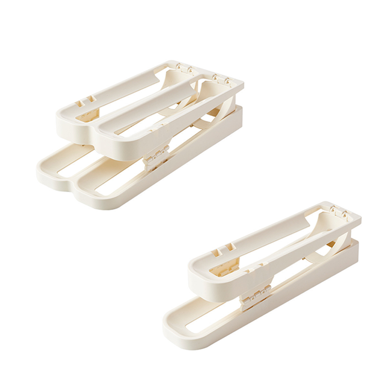 Organizador de Huevos Multitamaño HIPS Plegable Blanco