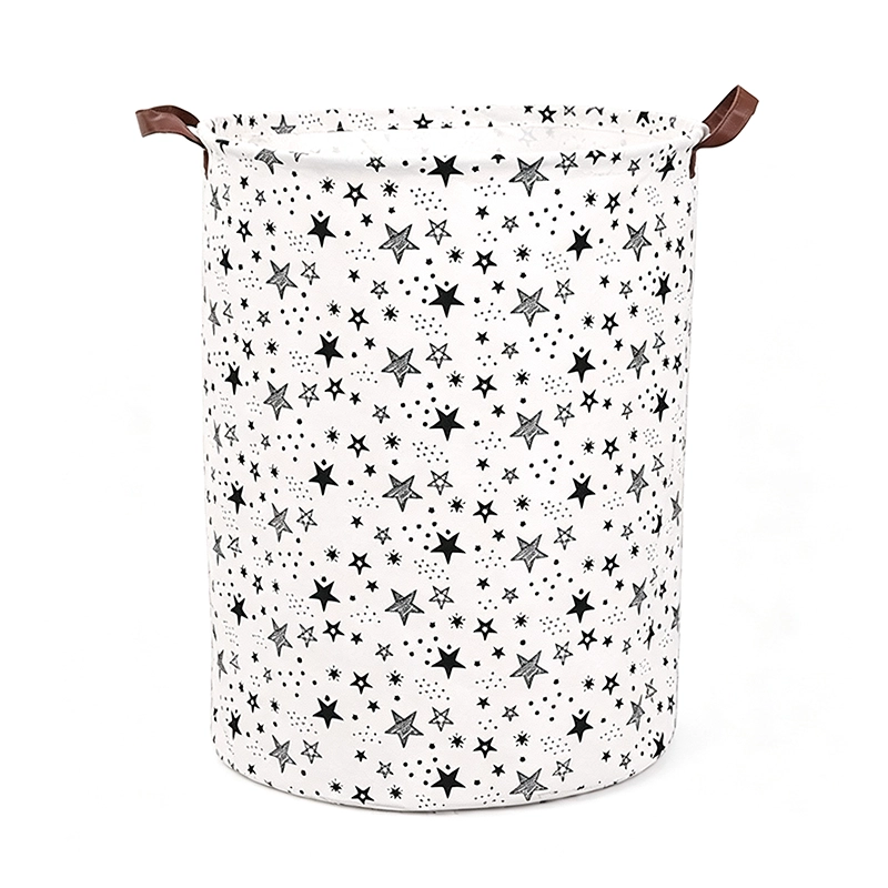 Bolsa organizadora 50x40x40cm de poliéster con estrellas de cinco puntas