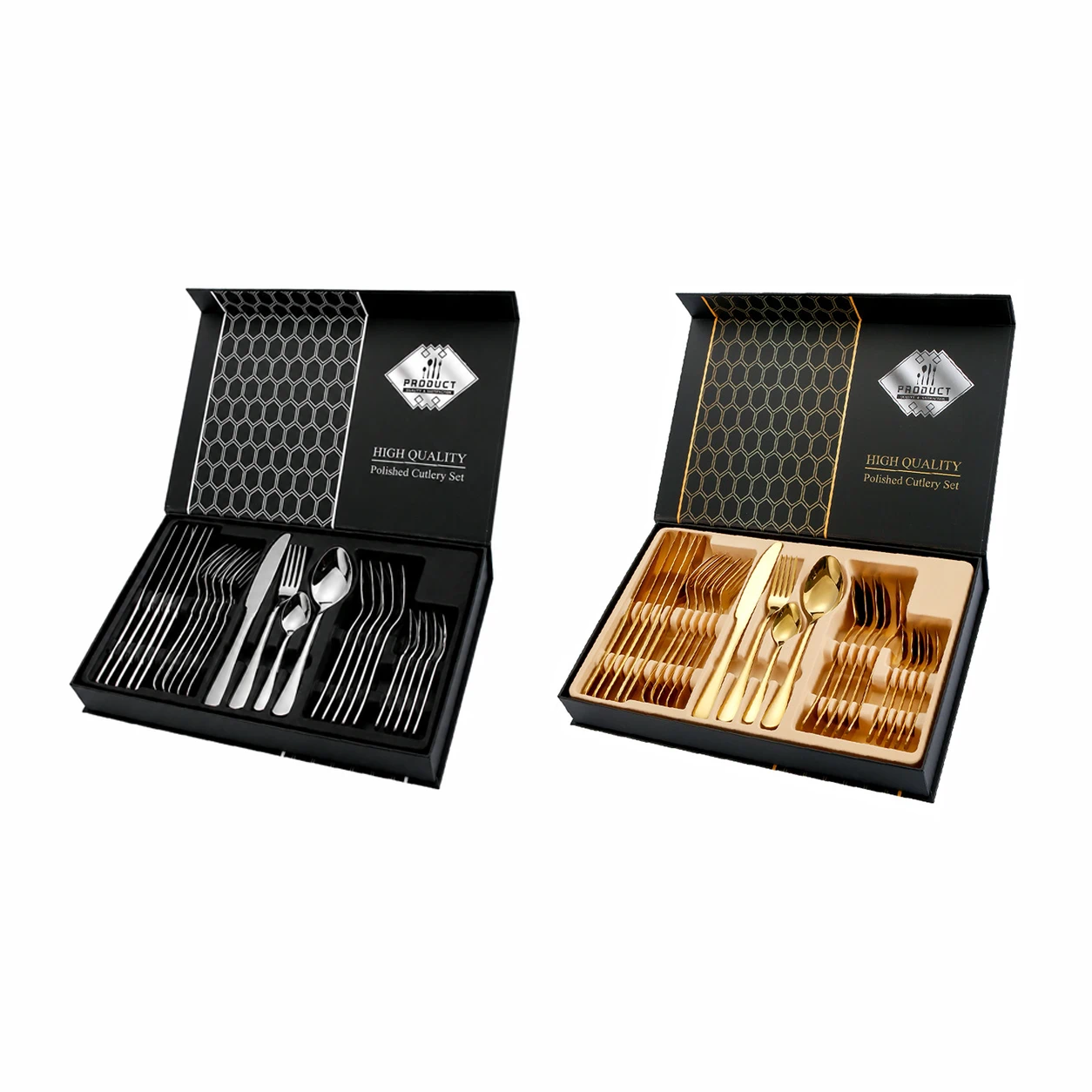 Juego de Cubiertos para Comedor de Acero Inoxidable Surtido