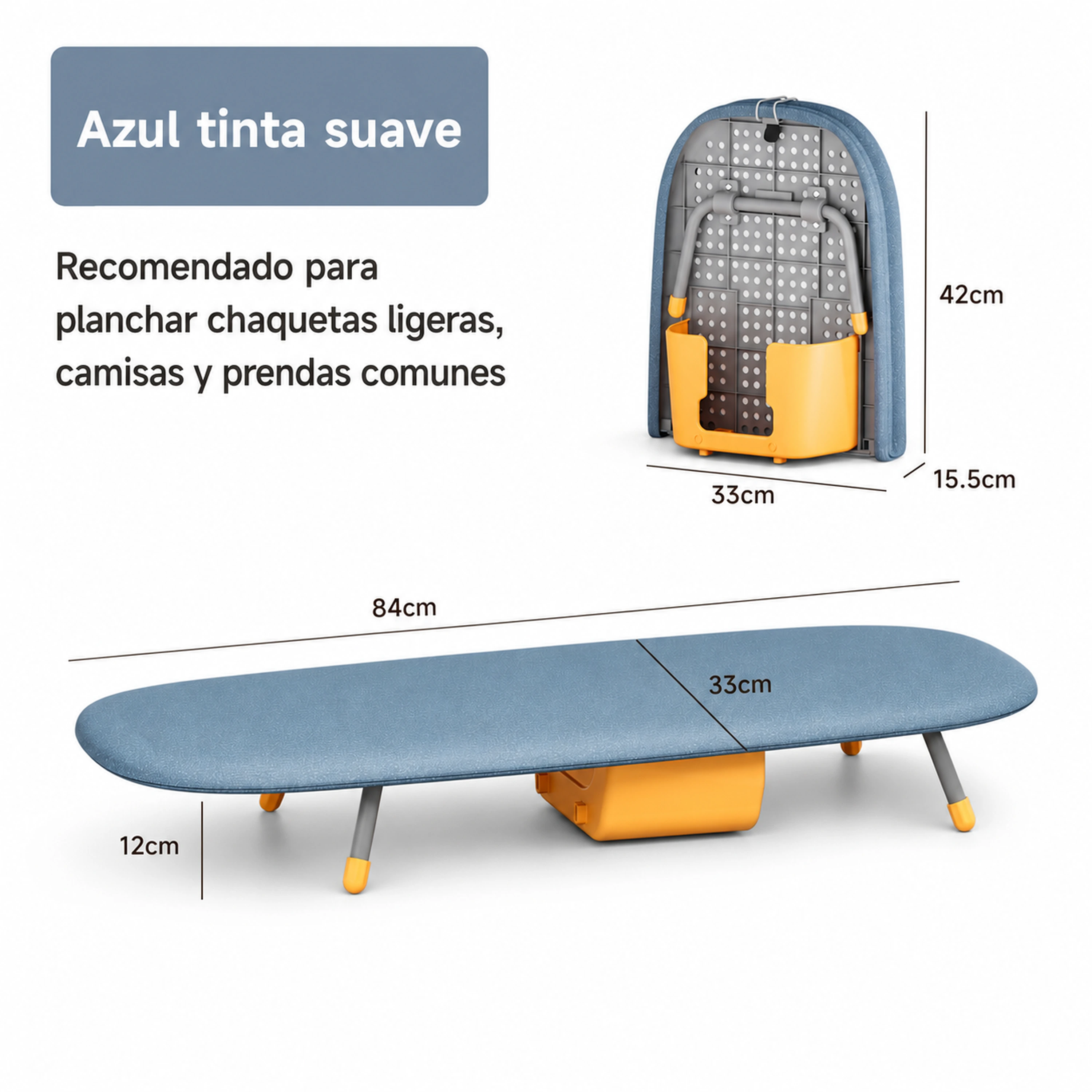 Bolsa colgante organizadora 33*15.5*42cm Acero inoxidable+Tela de algodón
