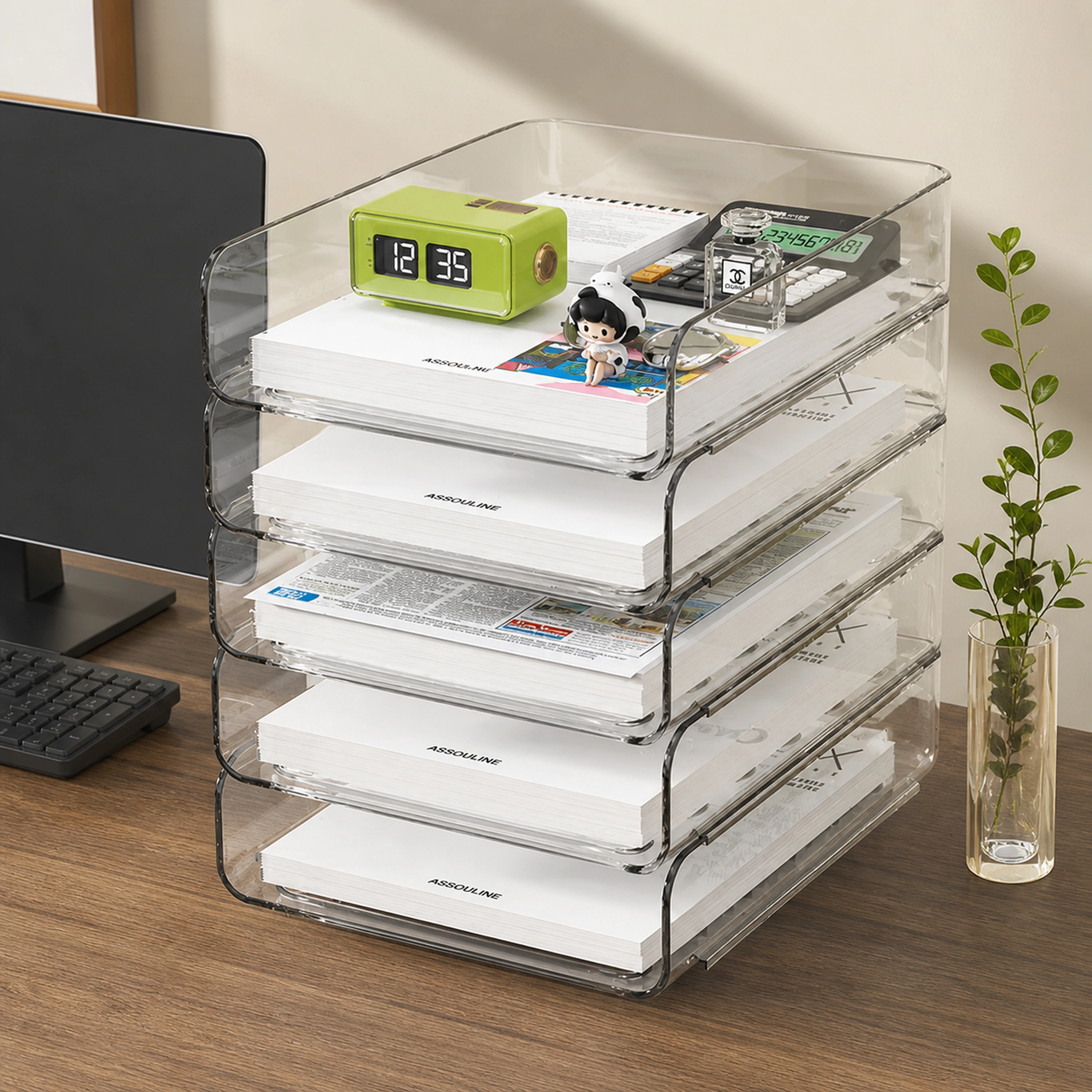 Organizador de escritorio 24.5*32*35cm PET image 1
