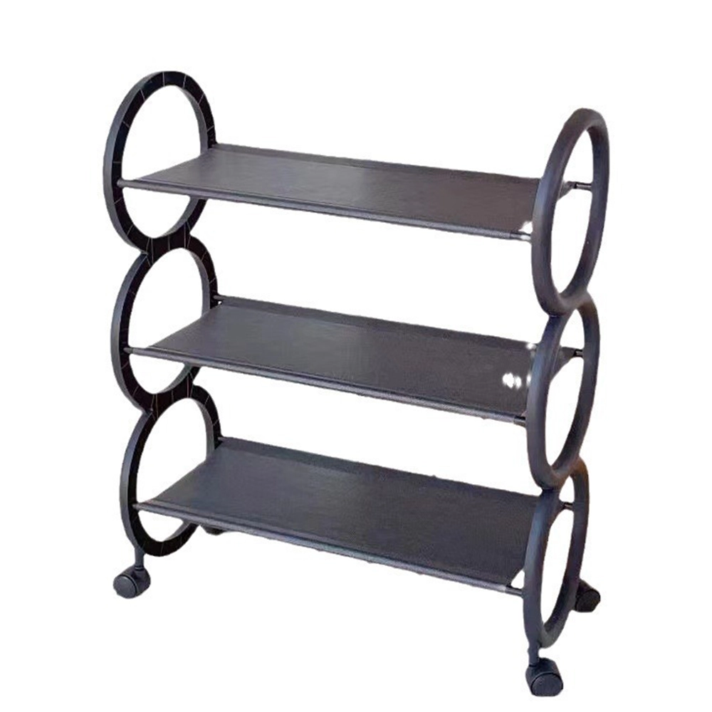 Organizador de Zapatos 57*20*56cm 3 Niveles Plástico Negro