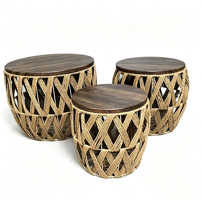 Mesa de Centro Set de 3 Piezas Madera