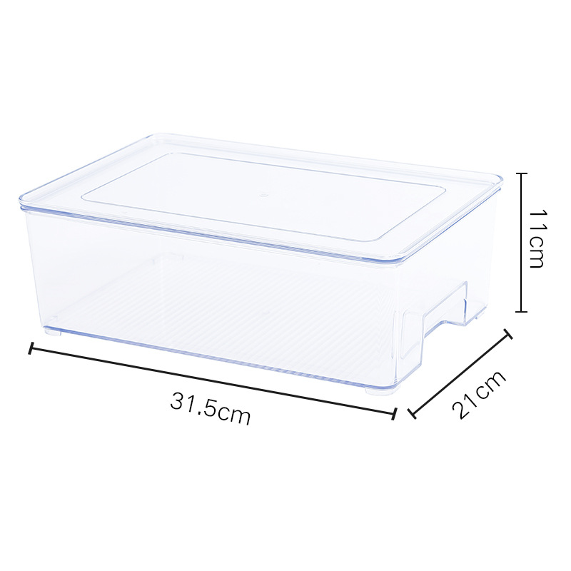 Caja de Almacenamiento Multitamaño PET con Tapa Transparente image 6
