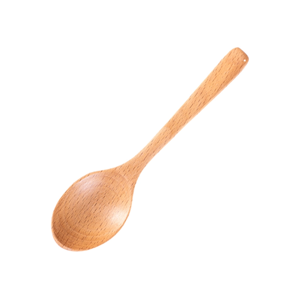 Cuchara de Madera de Mango Largo para Ensalada image 8