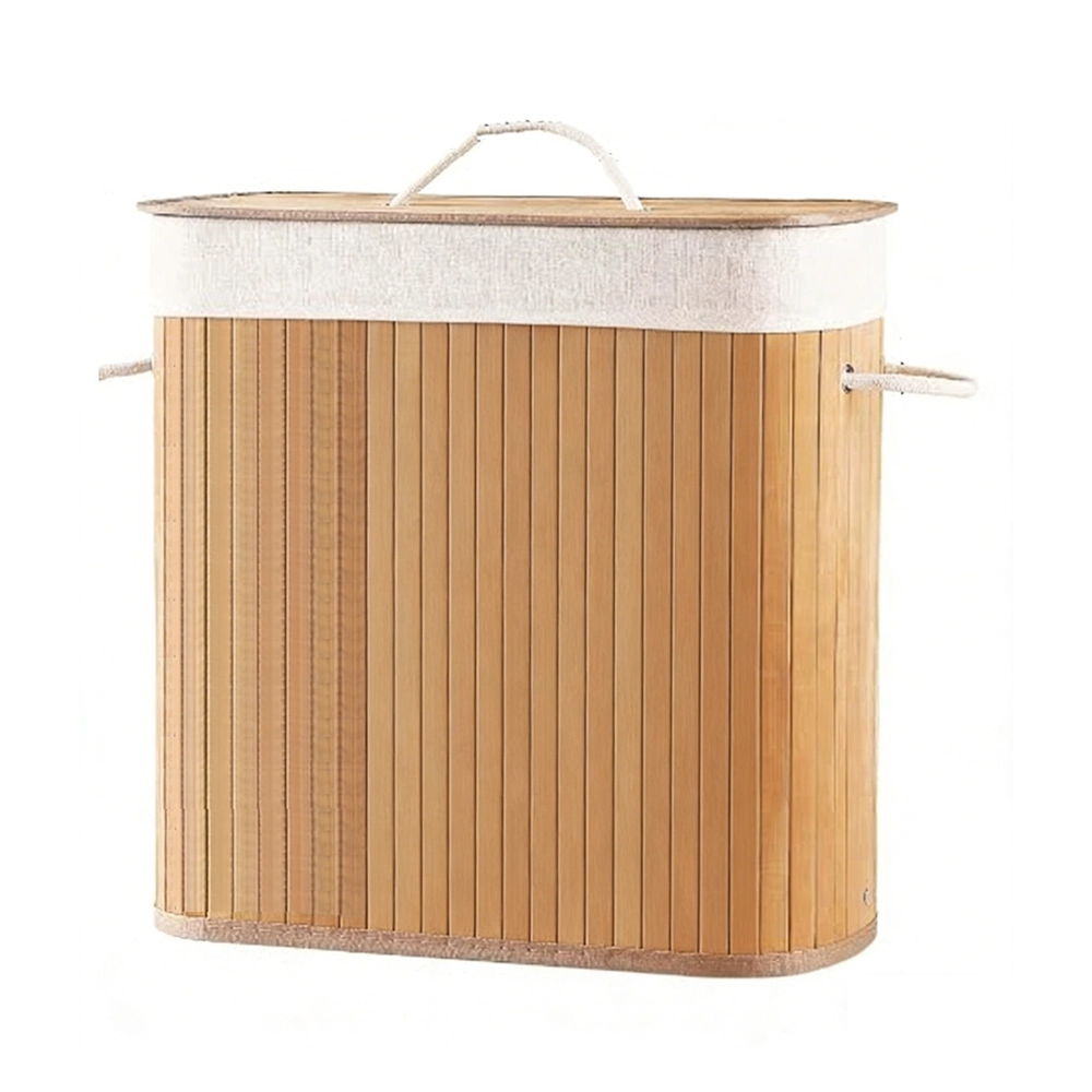 Cesto organizador 40x30x50cm de bambú trenzado