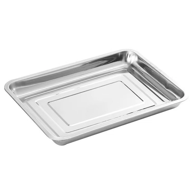 Bandeja de Cocina de Acero Inoxidable 32 x 22 x 4.8 cm image 2