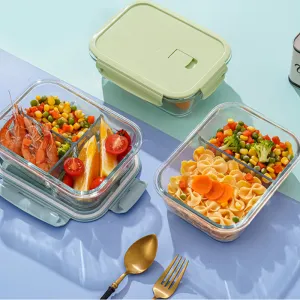 Recipiente de Vidrio para Alimentos Apto para Microondas