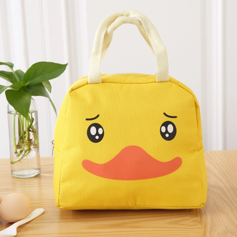 Bolso de Almacenamiento 21*19*14cm Fibra Sintética Patito Amarillo