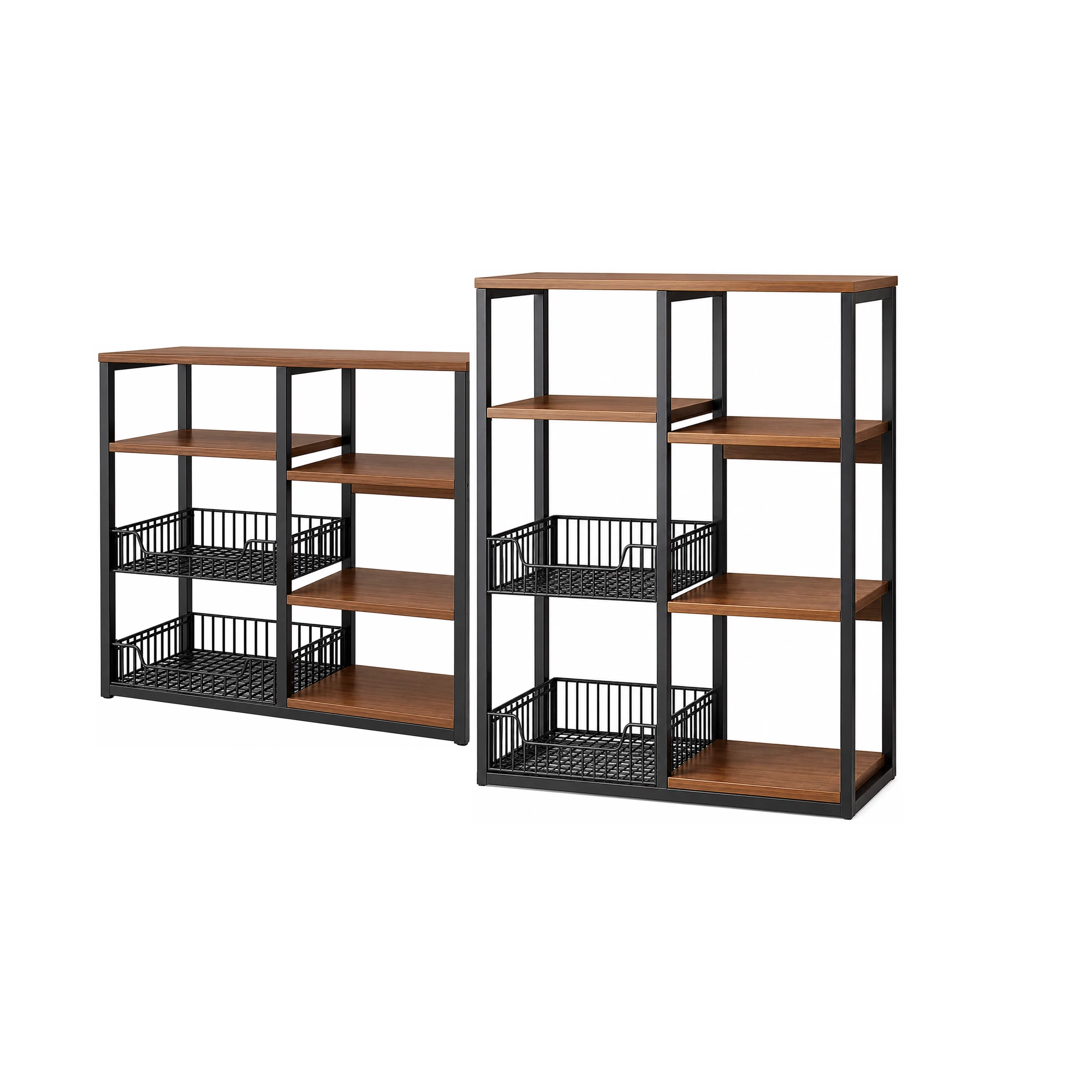 Organizador 80/101cm de Tablero de Densidad/MDF+Hierro