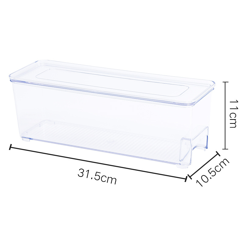 Caja de Almacenamiento Multitamaño PET con Tapa Transparente image 4