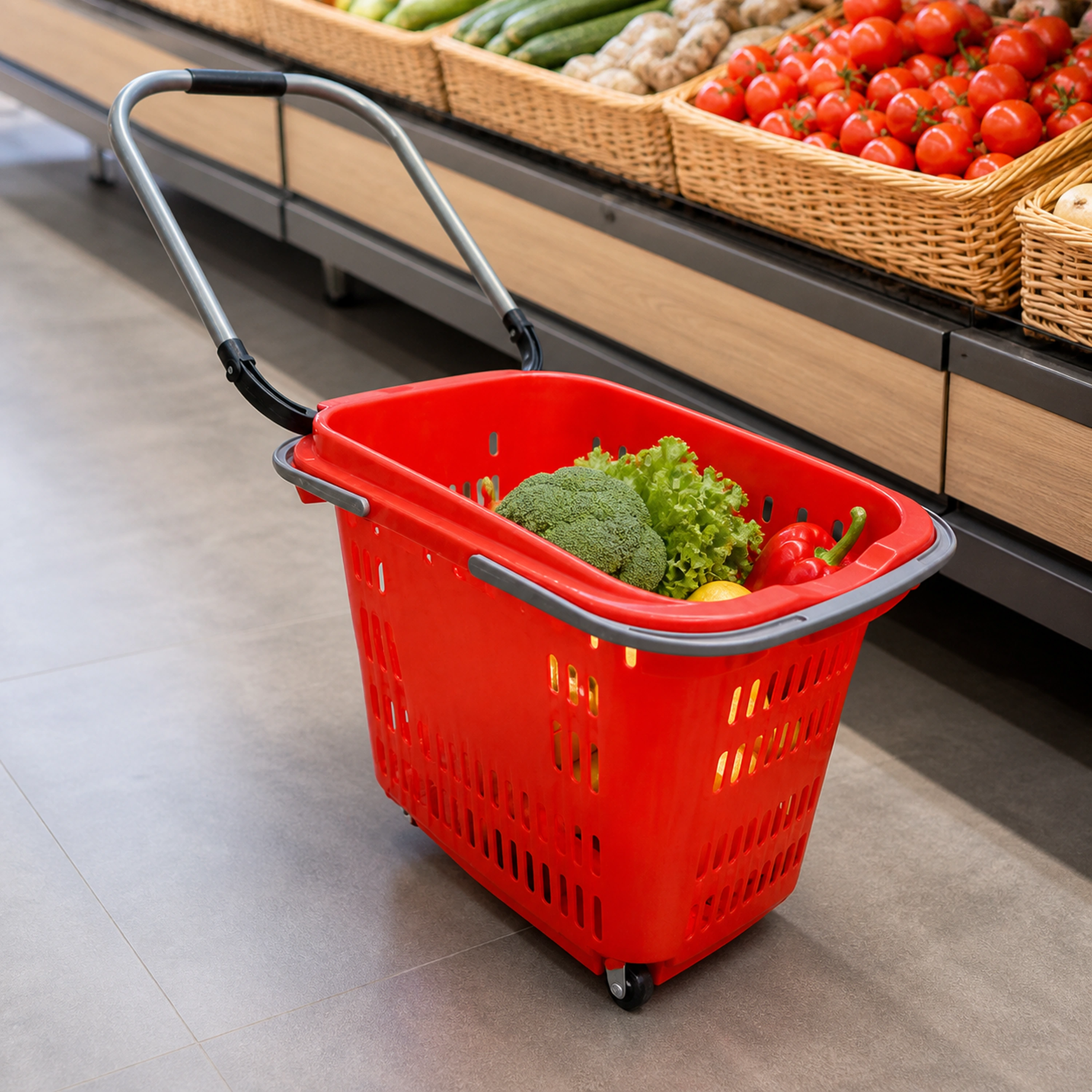 Cesta de compras 45L Plástico