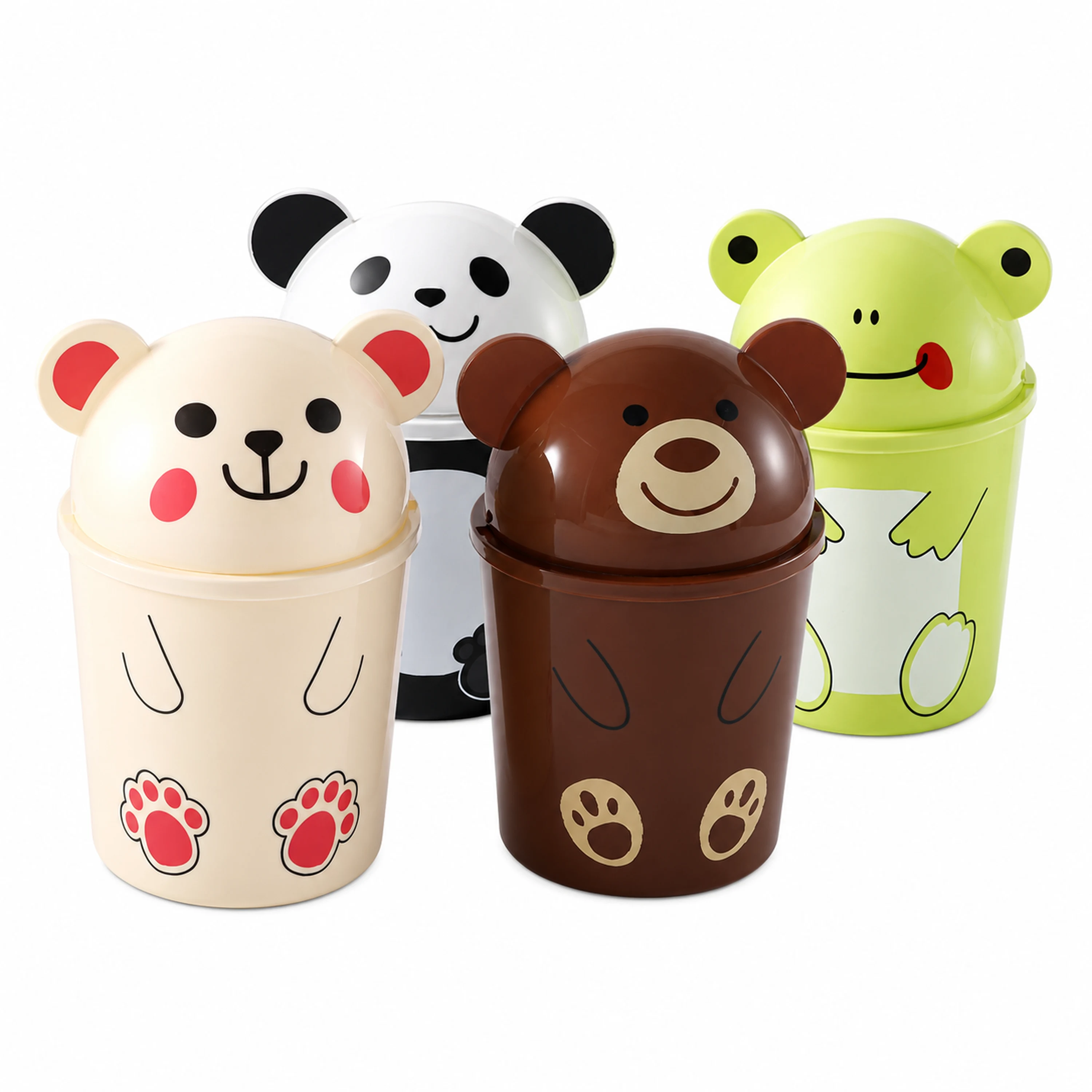 Cubo de Basura 18*11.5cm de Plástico Surtido