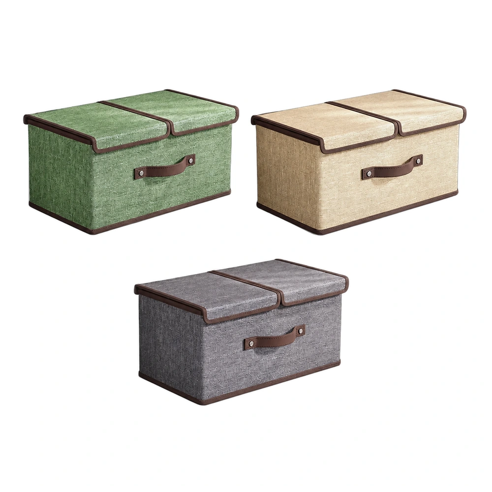 Cesta de almacenamiento 36×25×16 cm de tela no tejida para ropa
