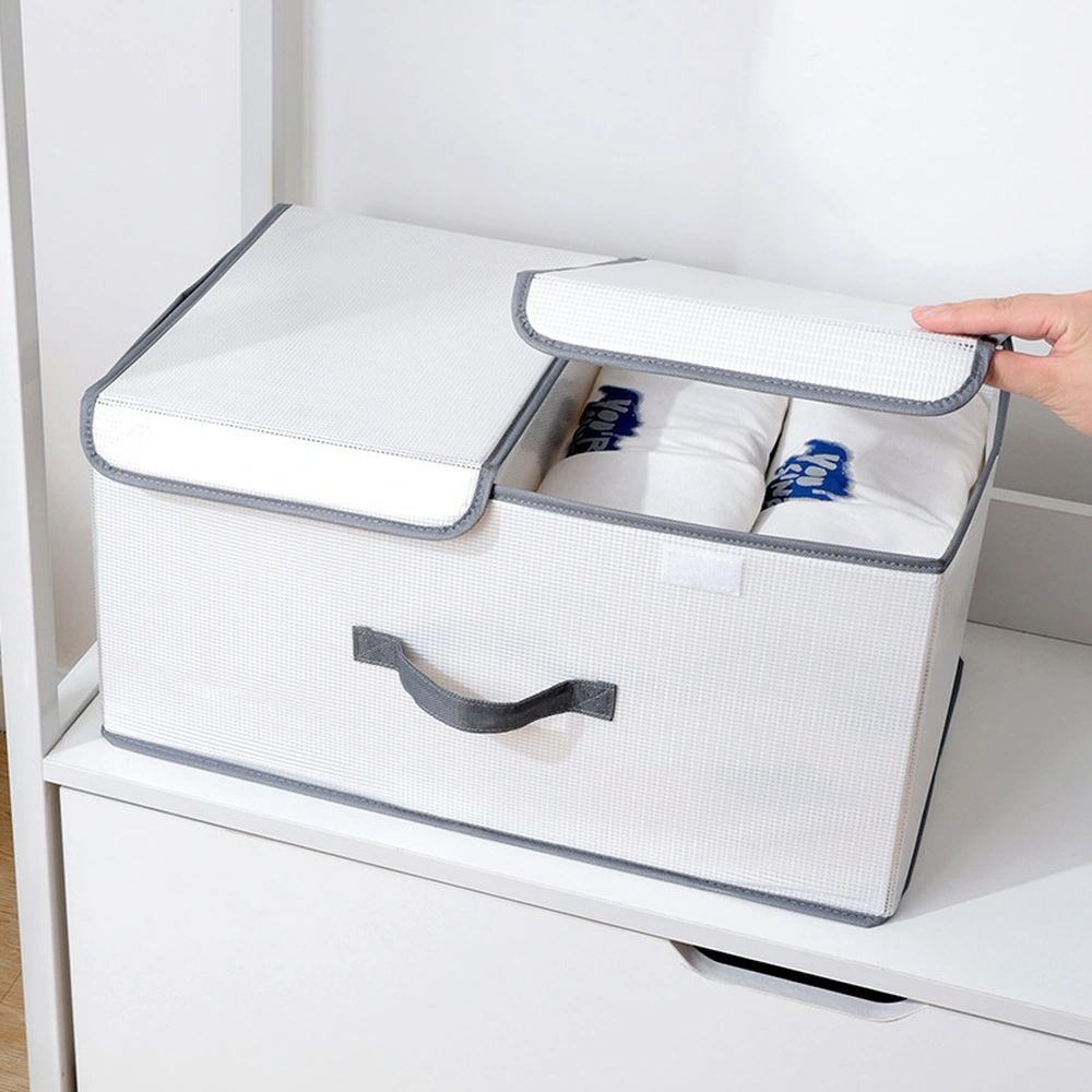 Caja de almacenamiento 49×28×24 cm de tela no tejida para ropa