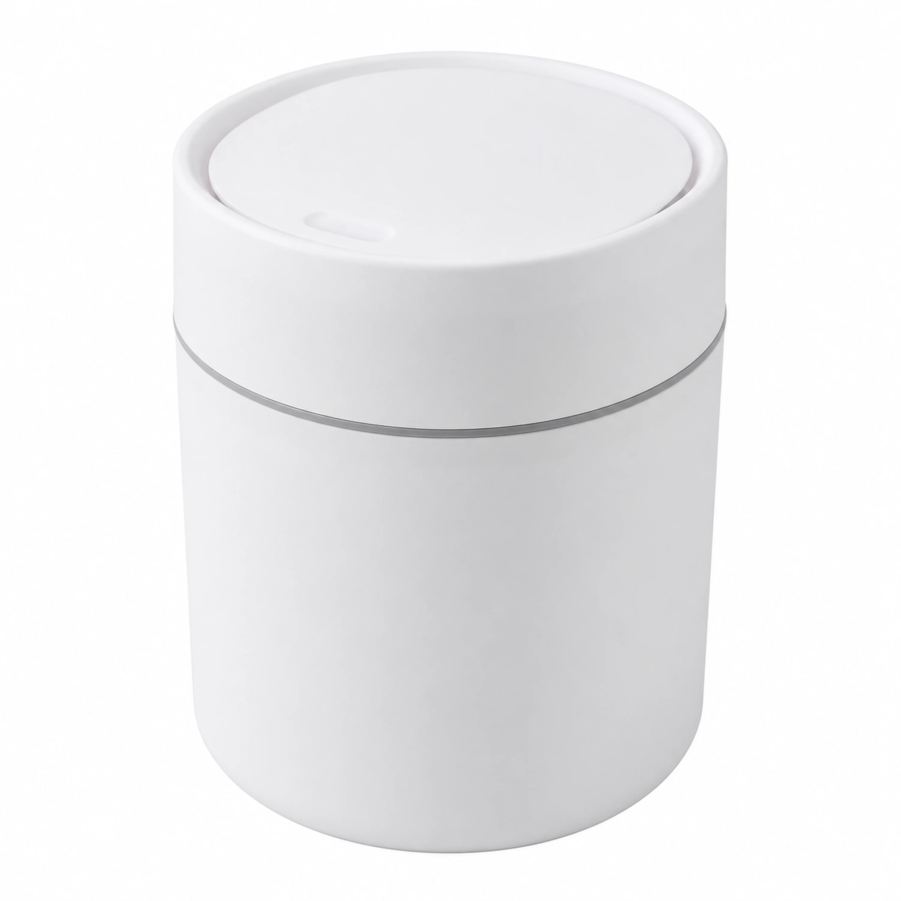 Cubo de Basura 13.5*13.5*6.5cm de Plástico Blanco
