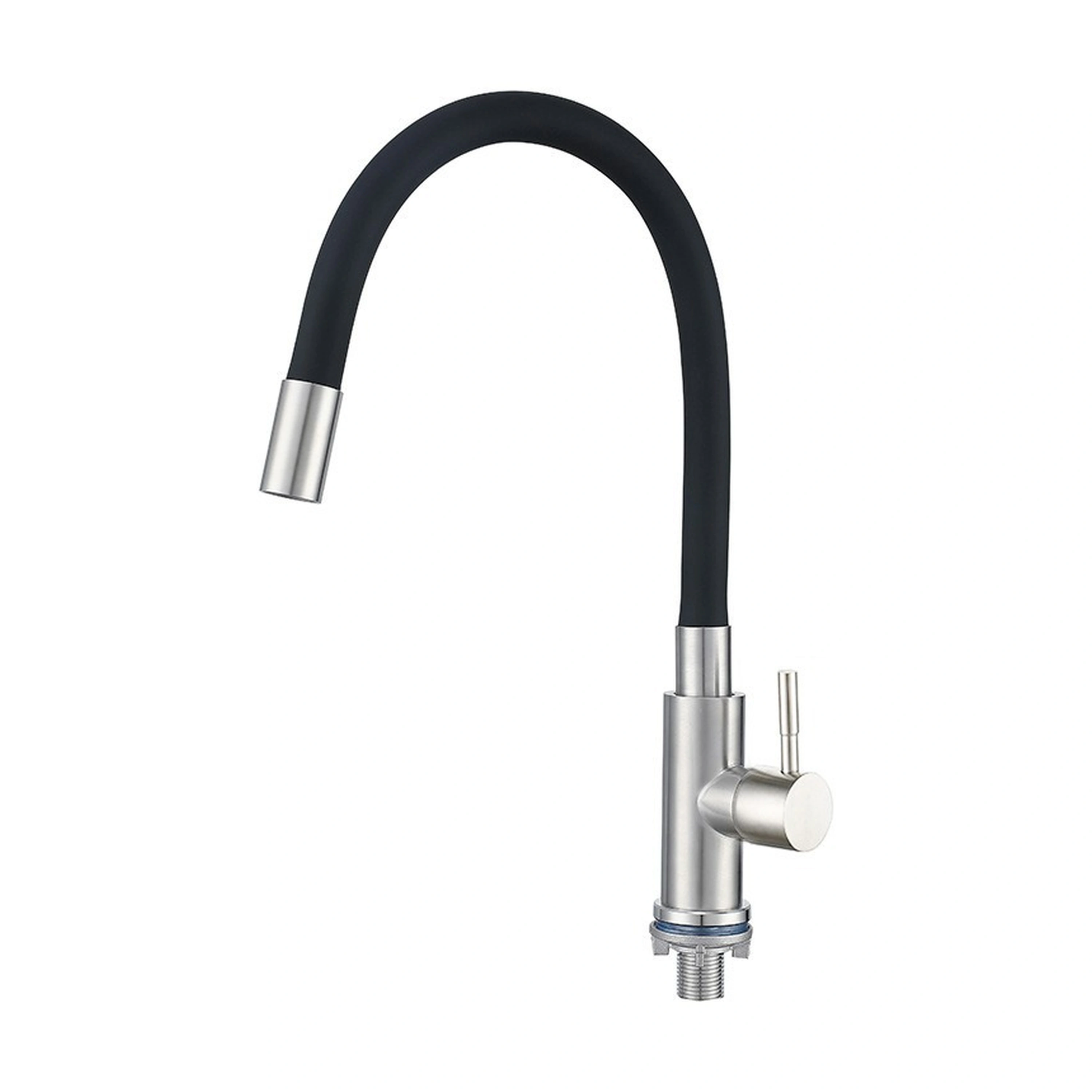 Grifo de Cocina de Aleación de Zinc y Plástico Negro
