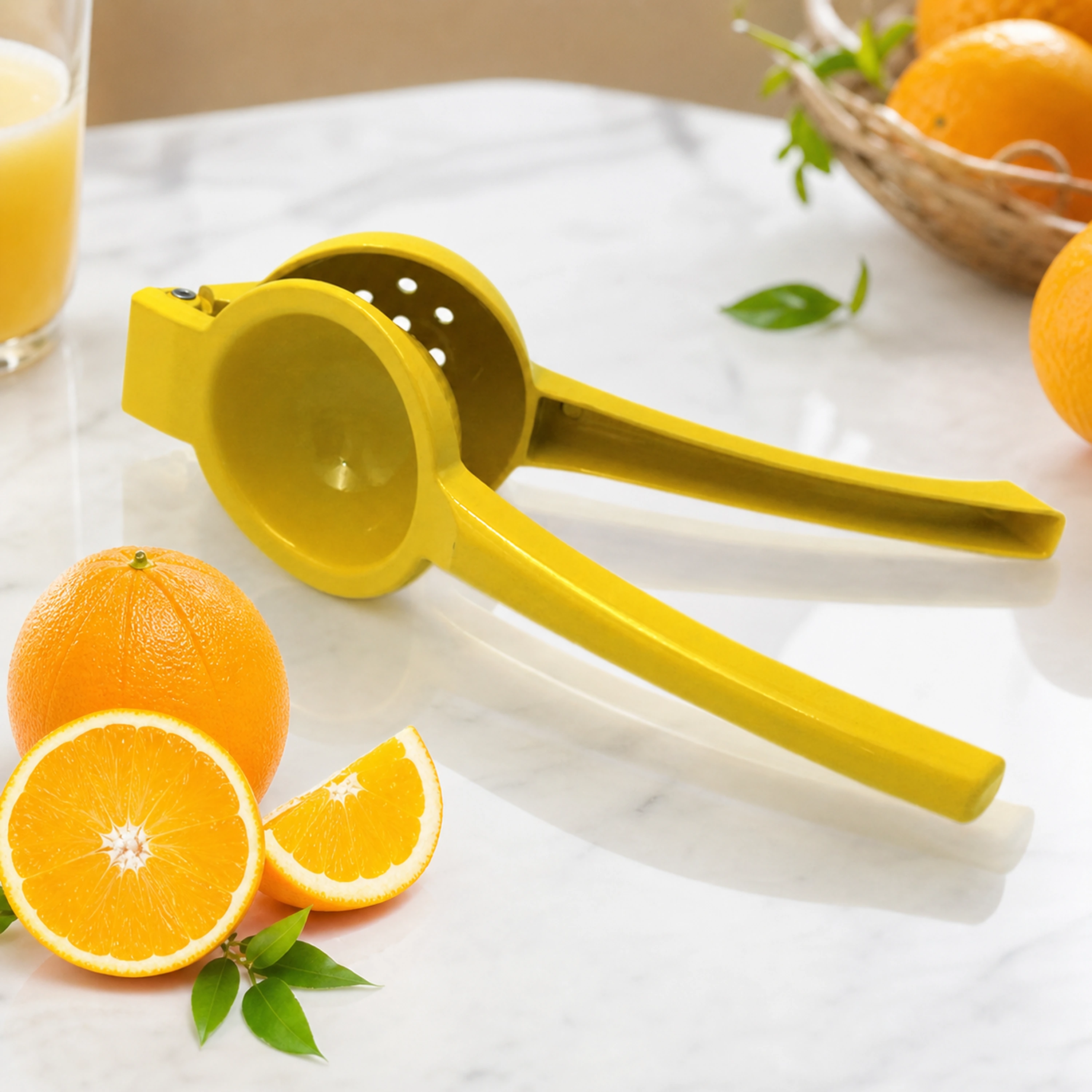 Pinza para Limón para Preparar Alimentos de Aluminio Verde / Amarillo / Naranja image 1