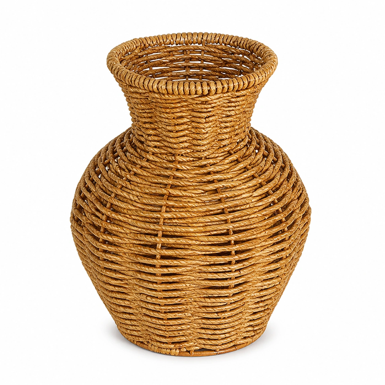 Cesta de almacenamiento 8.5×18×23.5 cm de papel y hierro image 2
