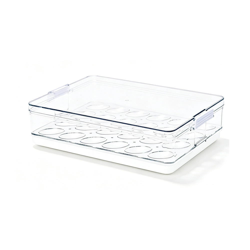 Caja para Huevos de Plástico Transparente 7 x 33 x 22 cm