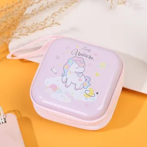 Monedero 7*7cm Hojalata Unicornio