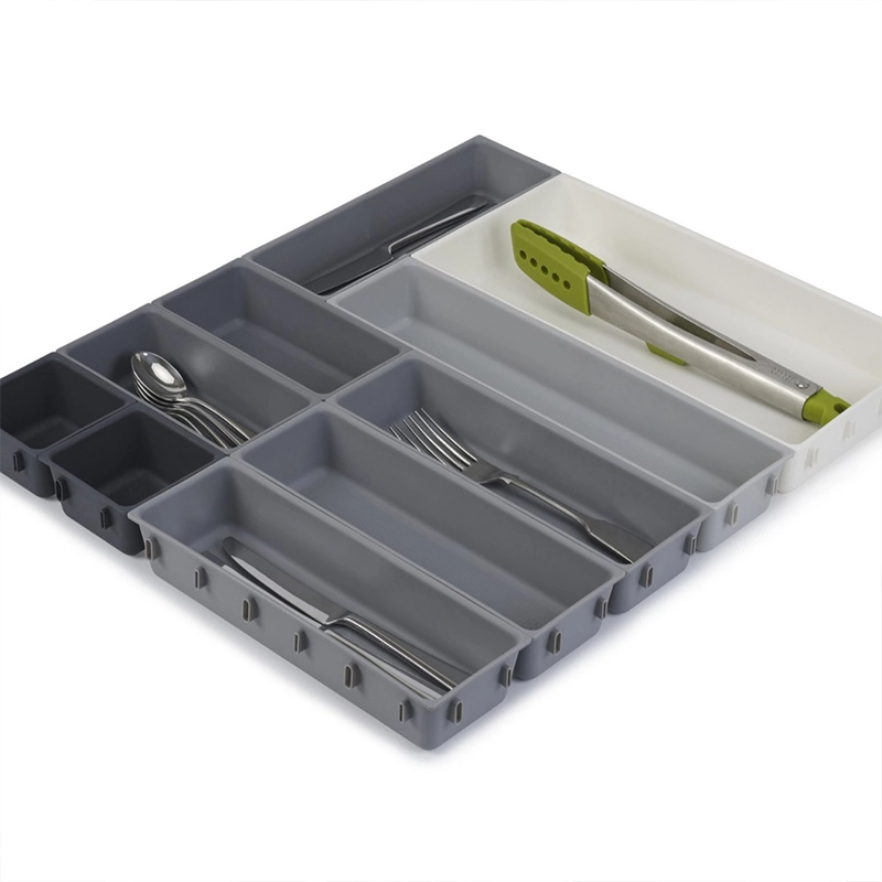 Caja Organizadora 18*13*36cm para Cubiertos 10 Compartimentos Plástico image 2