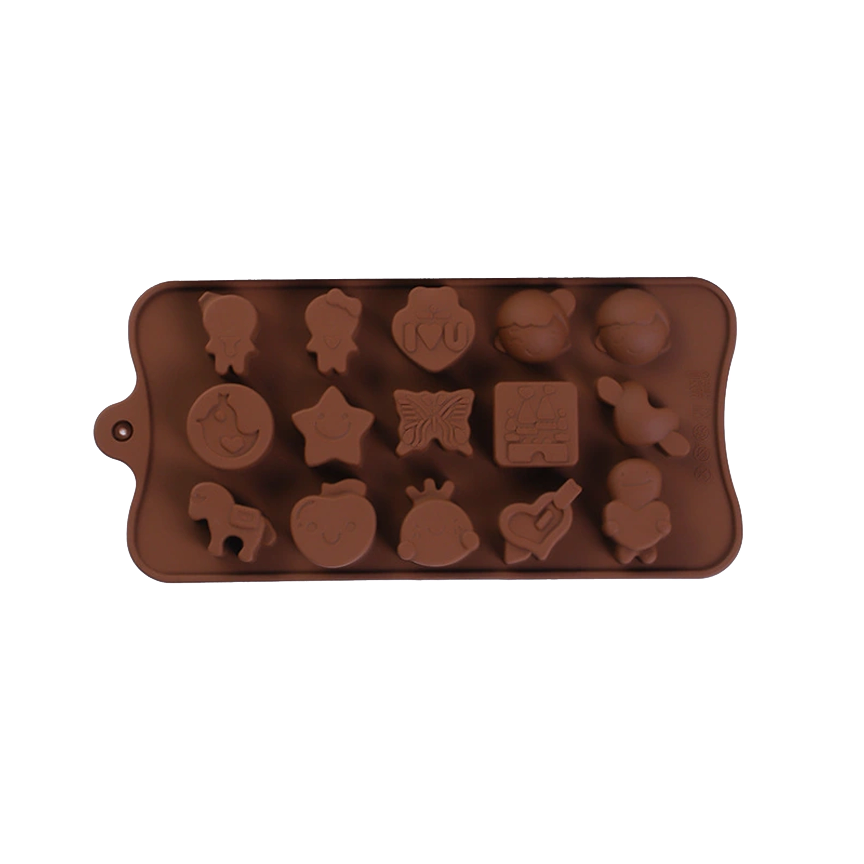 Molde de Repostería 21*10.5cm de Silicona Café