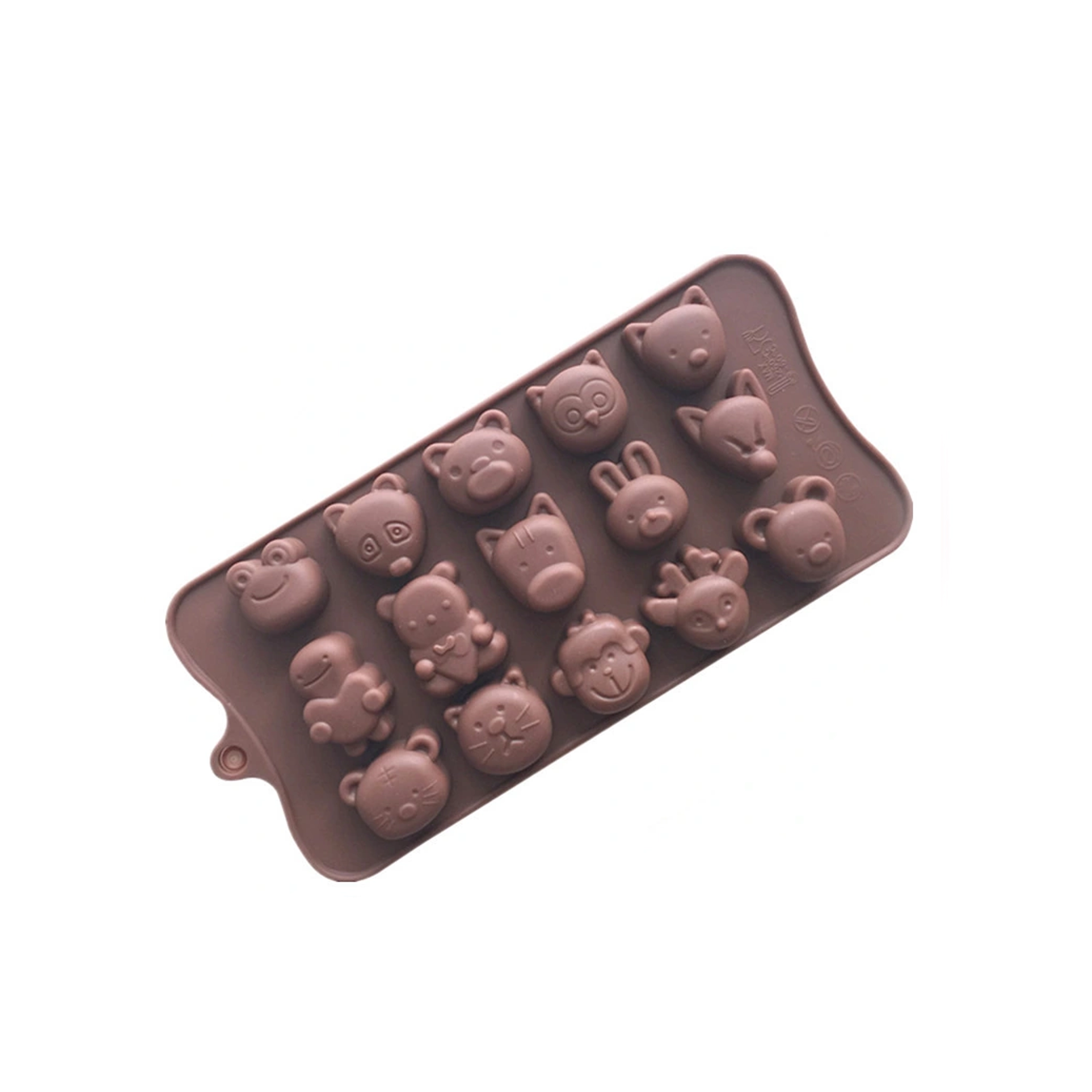 Molde de Chocolate 21.4*10.8cm de Silicona Café