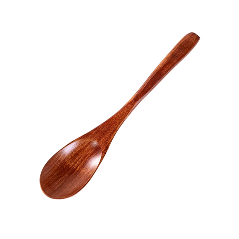 Cuchara de Madera de Mango Largo para Ensalada image 3