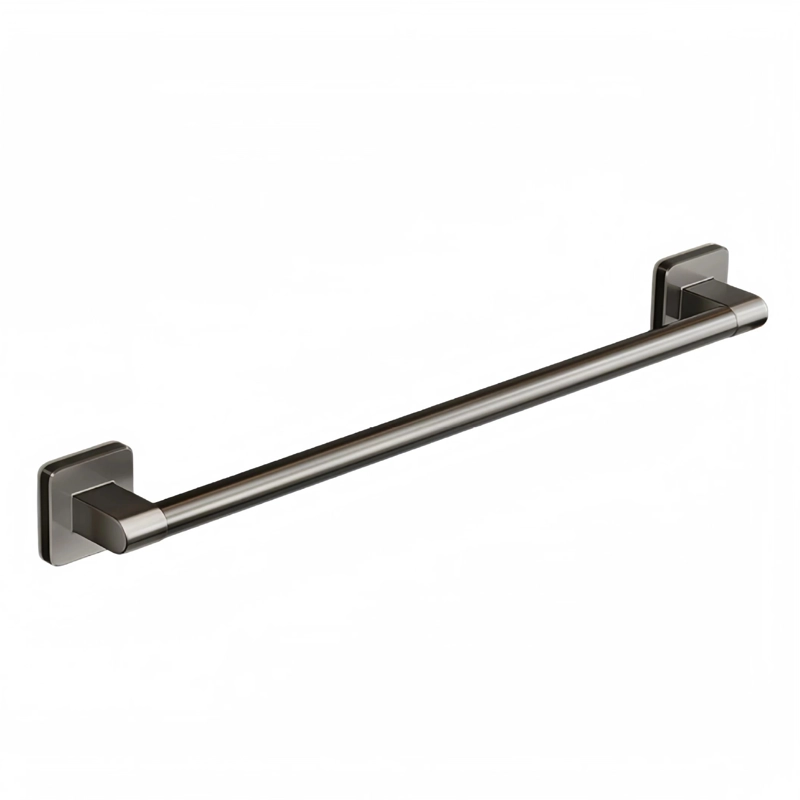 Toallero 30cm Tubo de Aluminio Aeroespacial Gris Grafito