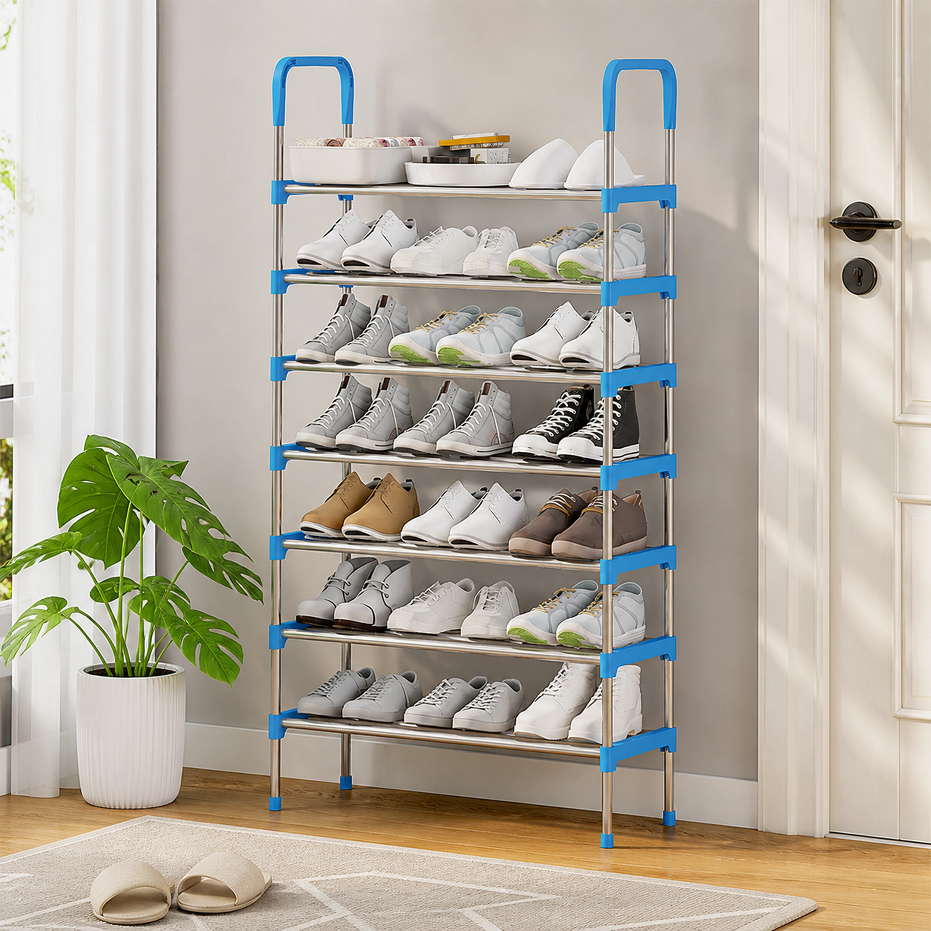 Organizador de zapatos 55*26*128cm Metal+Plástico image 1