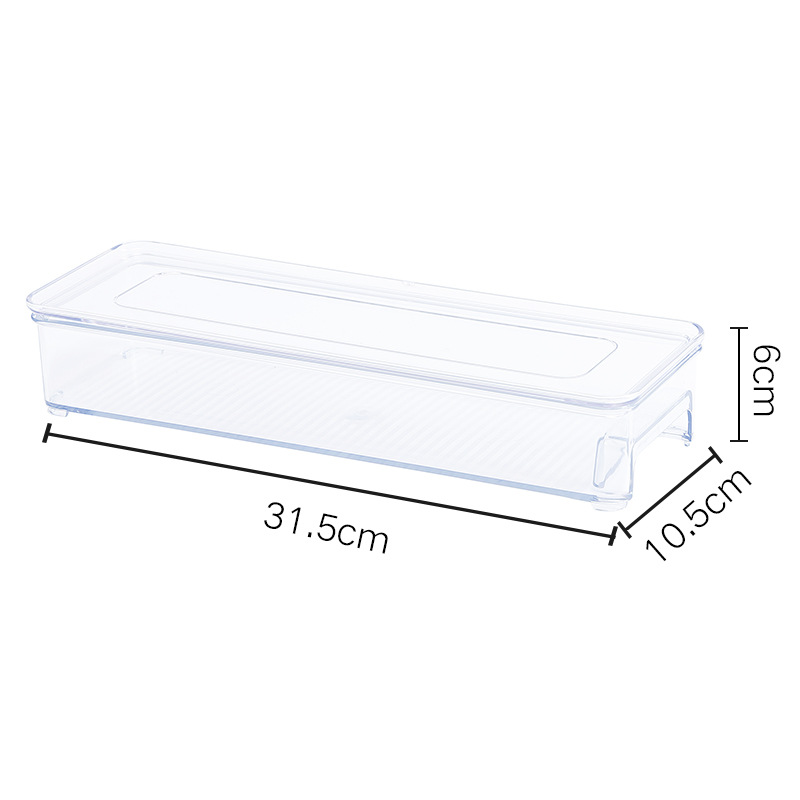 Caja de Almacenamiento Multitamaño PET con Tapa Transparente image 3