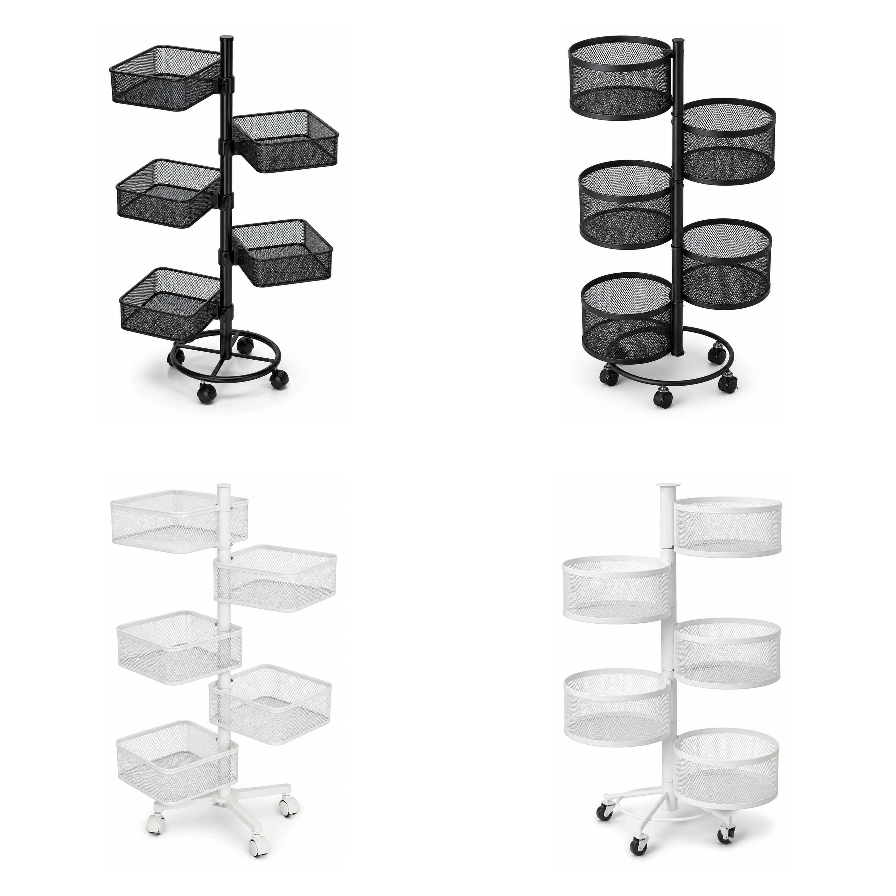 Organizador 29*28*95cm Hierro+Plástico image 2