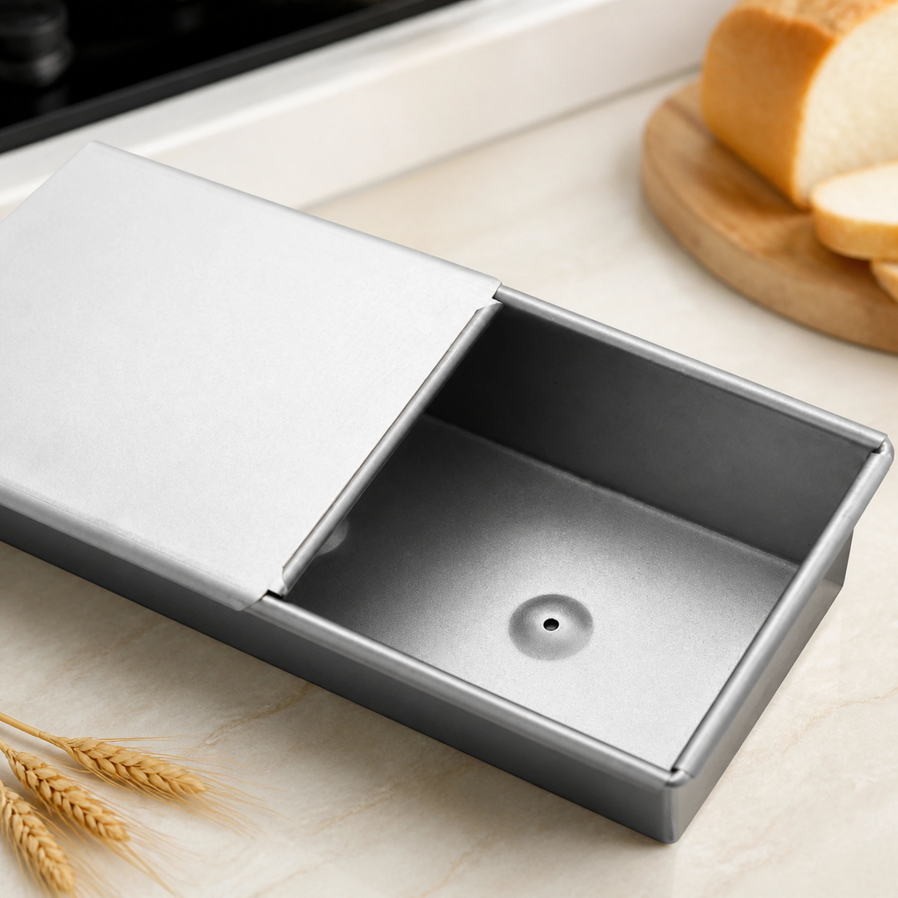Molde para Pan Tostado para Hornear de Aluminizado