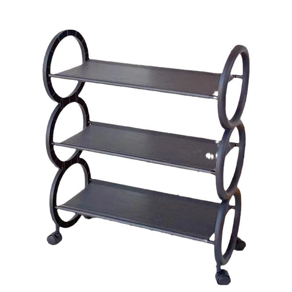Organizador de Zapatos 46*20*56cm 3 Niveles Plástico Negro image 2
