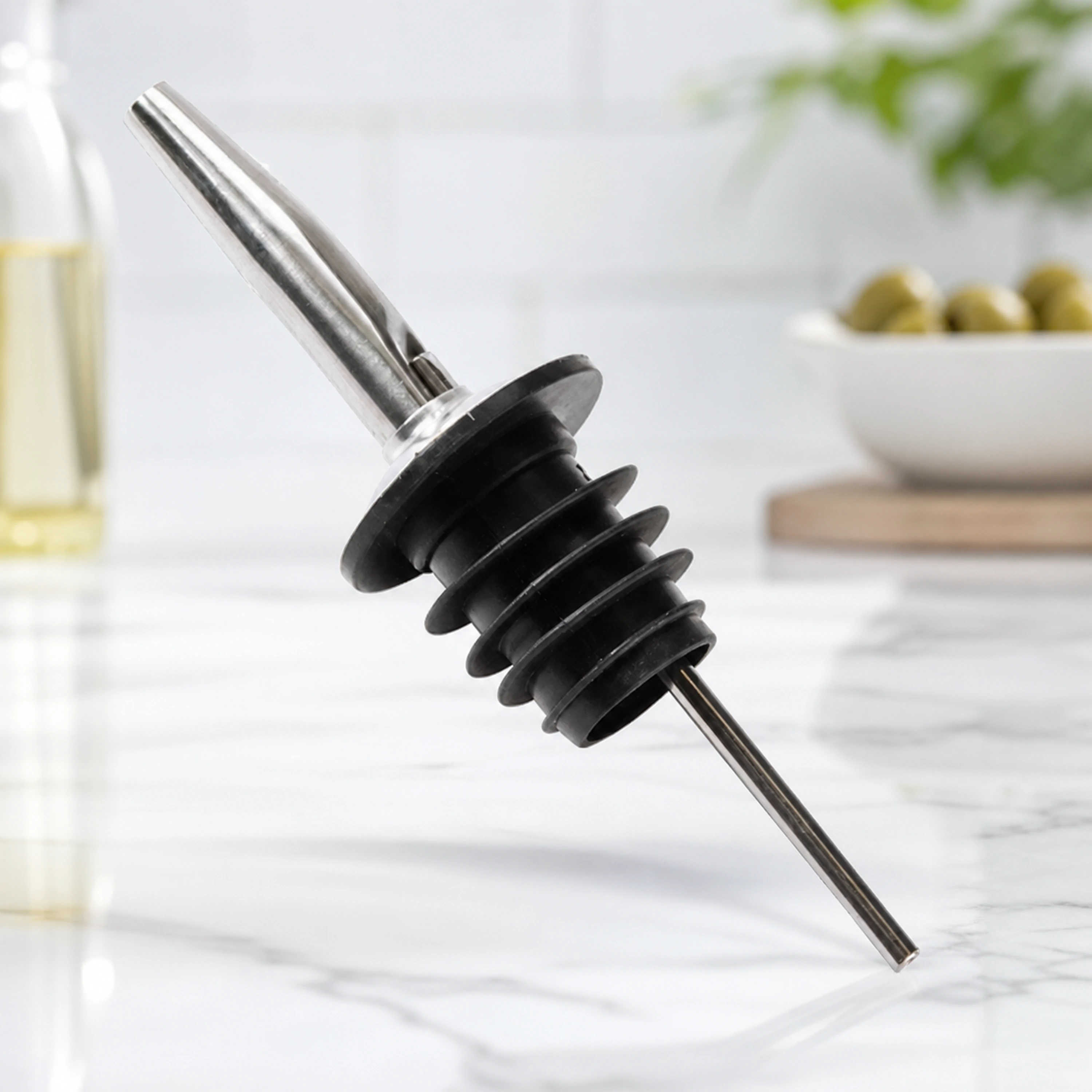 Vertedor para Vino de Acero Inoxidable 11*3*3cm