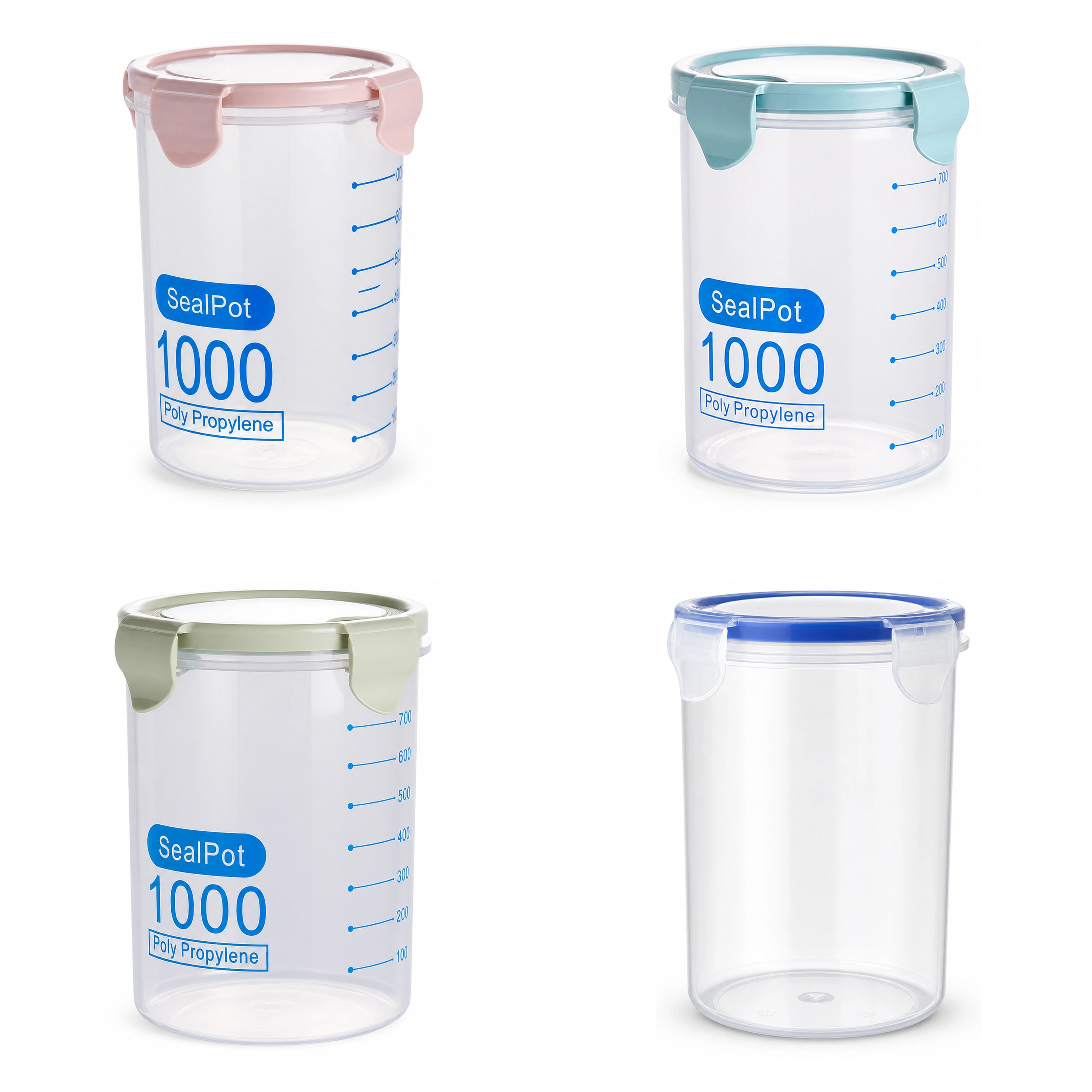 Tarro de almacenamiento 1000ml Plástico Surtido image 2