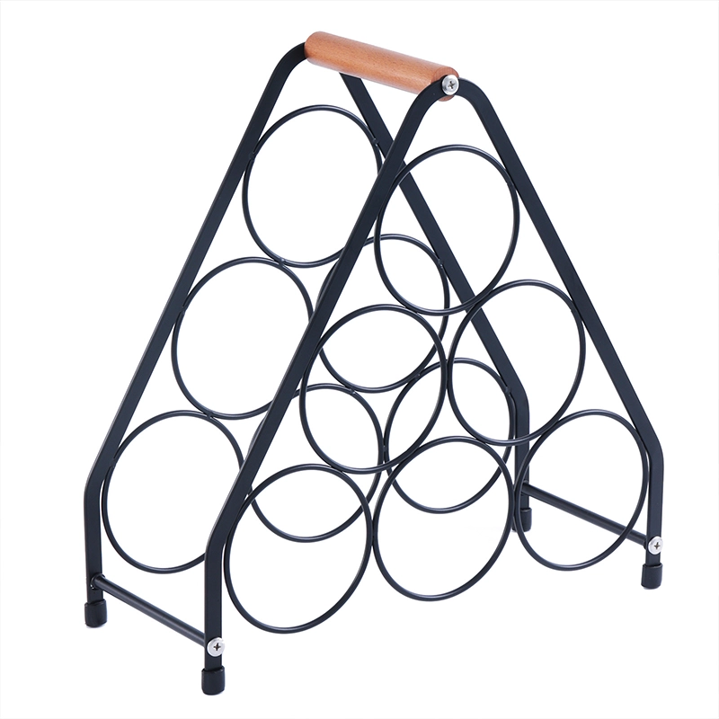 Estante para Vino 30*13.5*32cm Hierro Negro