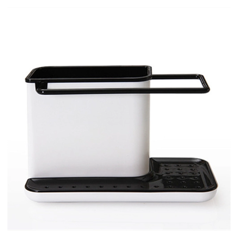 Organizador Escurridor de Cocina de Plástico Blanco 21 x 11.4 x 13.5 cm image 2