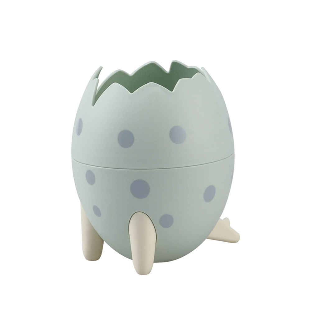 Caja de Almacenamiento 12*8cm Plástico Verde Huevo de Dinosaurio