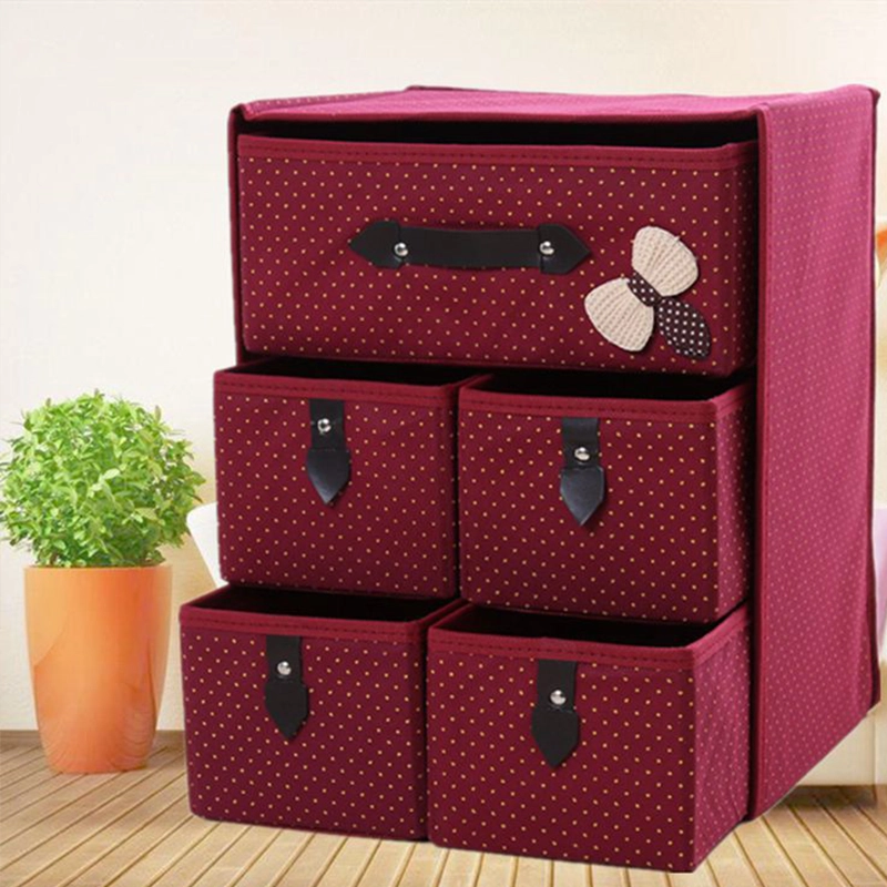 Caja de Almacenamiento 38*30*22cm Fibra Sintética Surtido