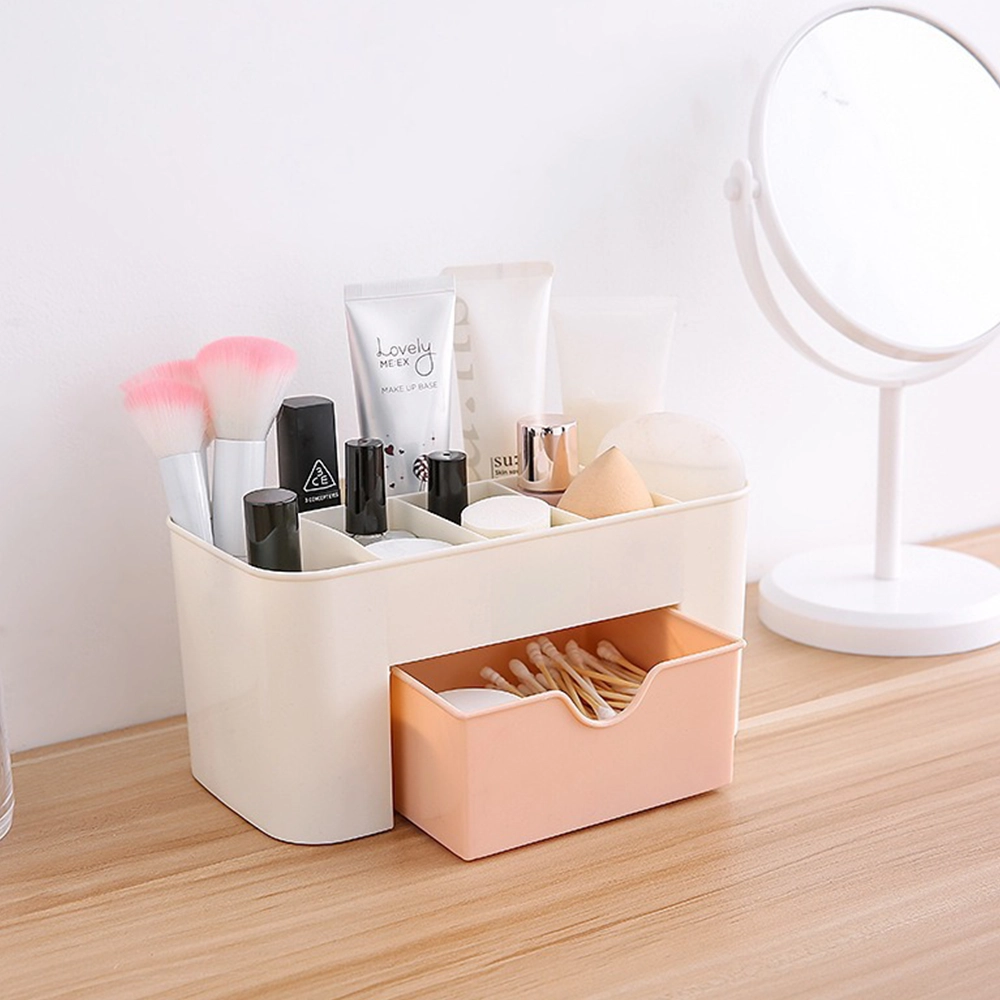 Caja de Maquillaje 20.5*10*8cm Plástico Rosa image 1