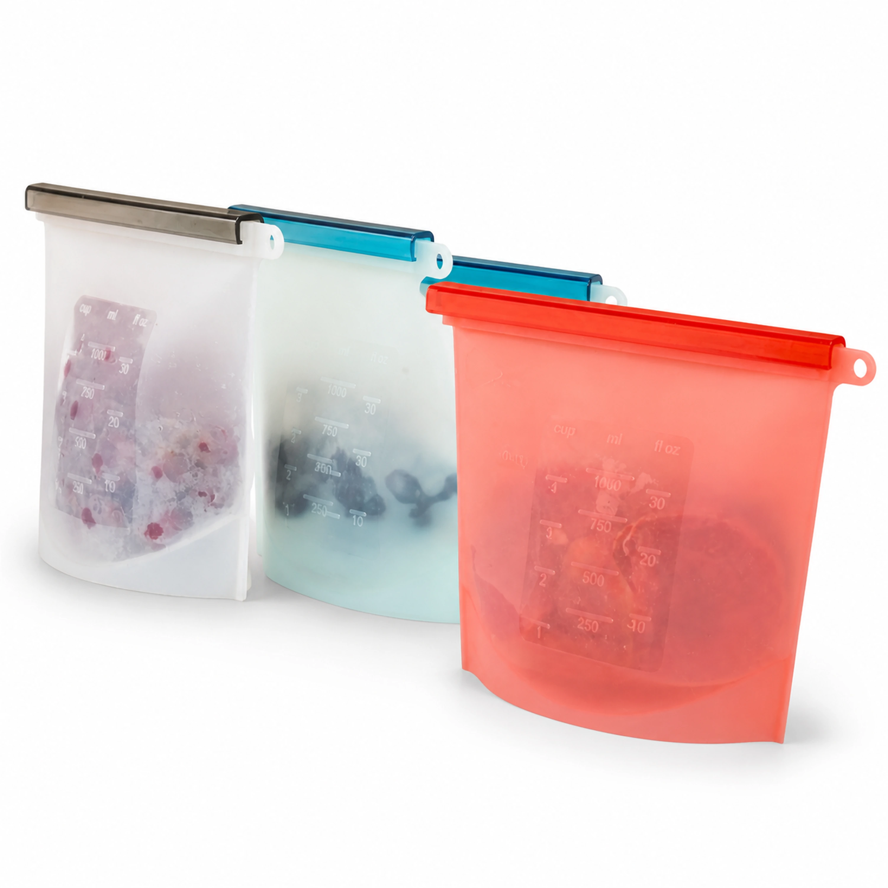 Bolsas de Conserva de Silicona para Alimentos 500ml 23.5x11.5cm image 2