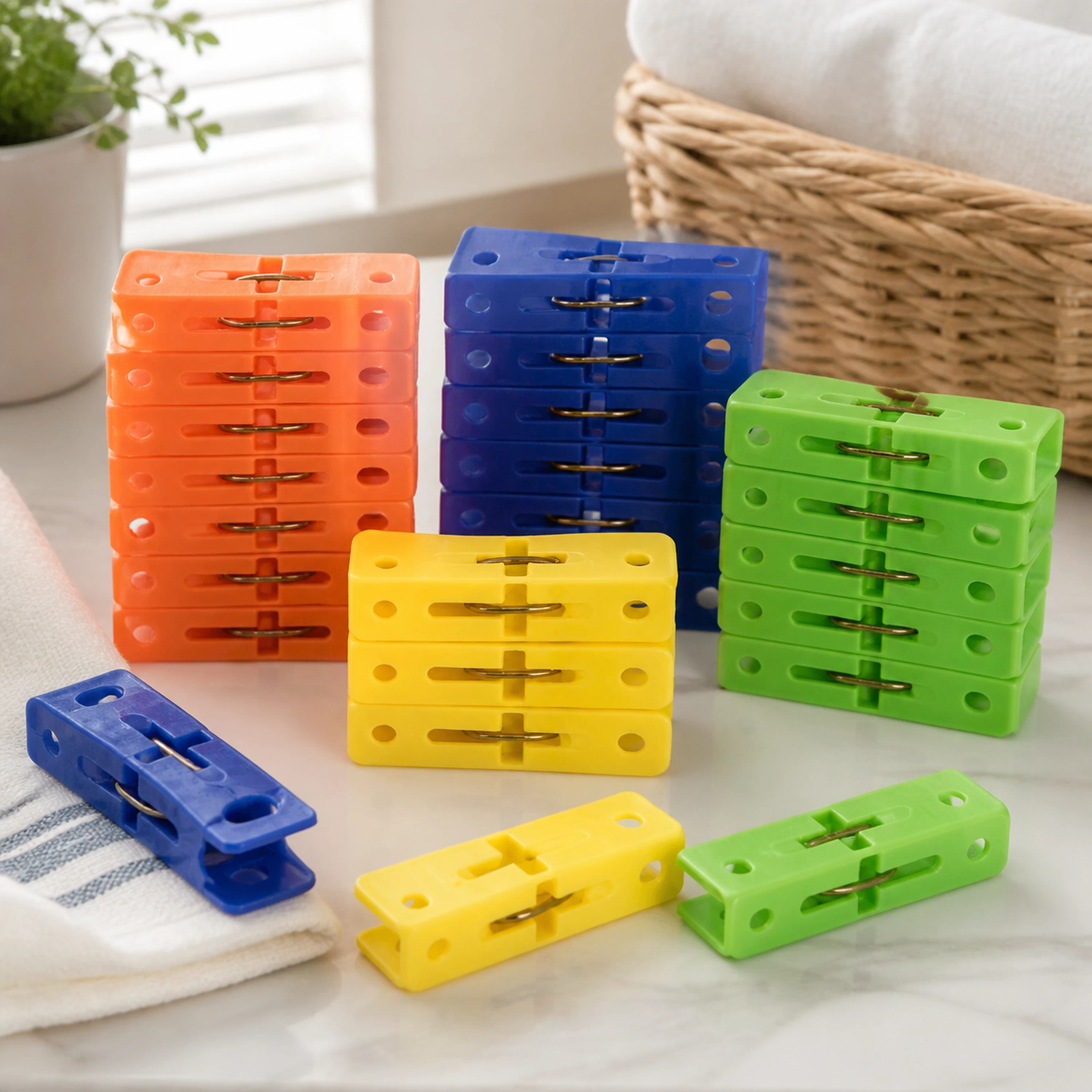 Pinza para Ropa 6.4*1.8cm de Plástico