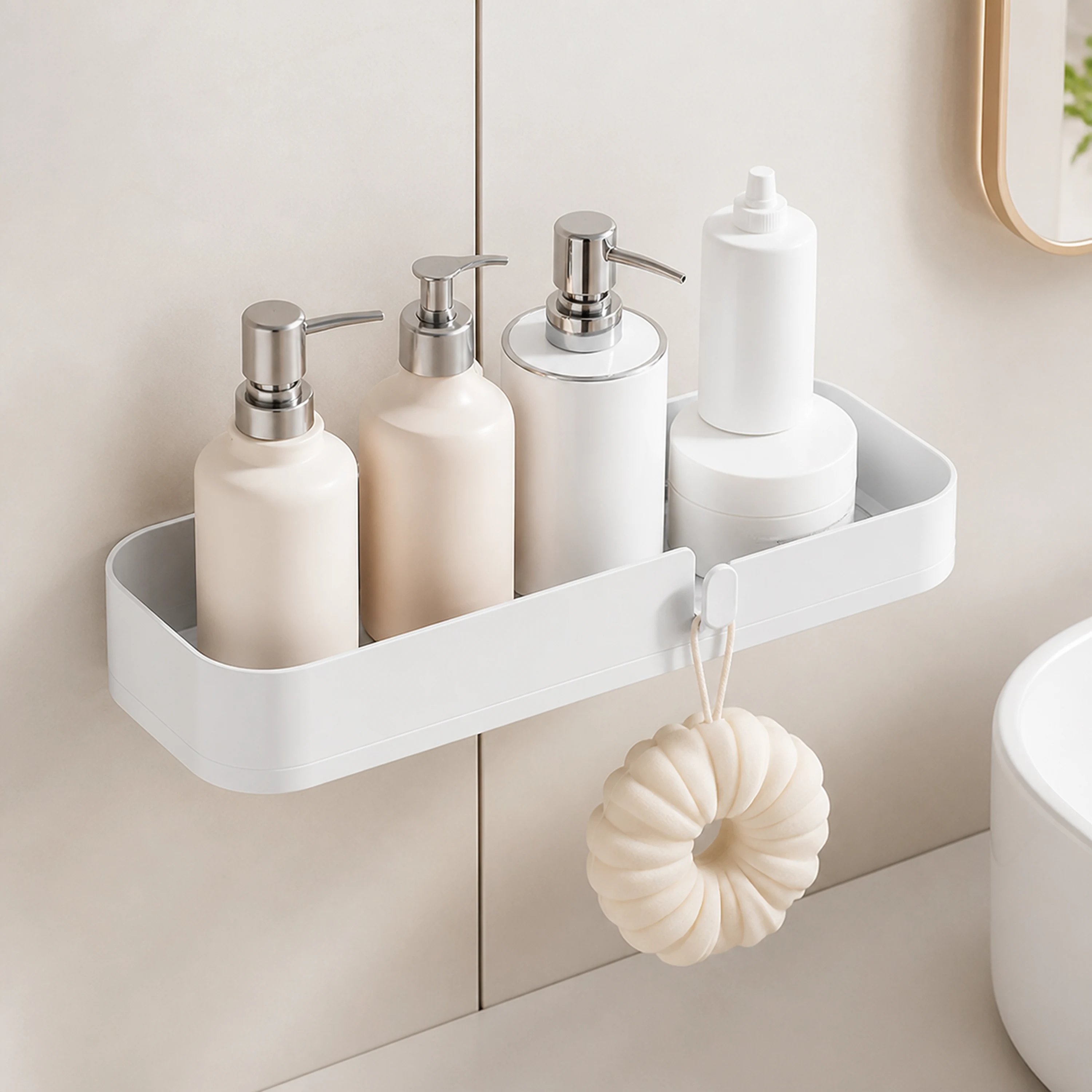 Organizador de Cocina 30*13.5*5.5cm de Plástico Blanco