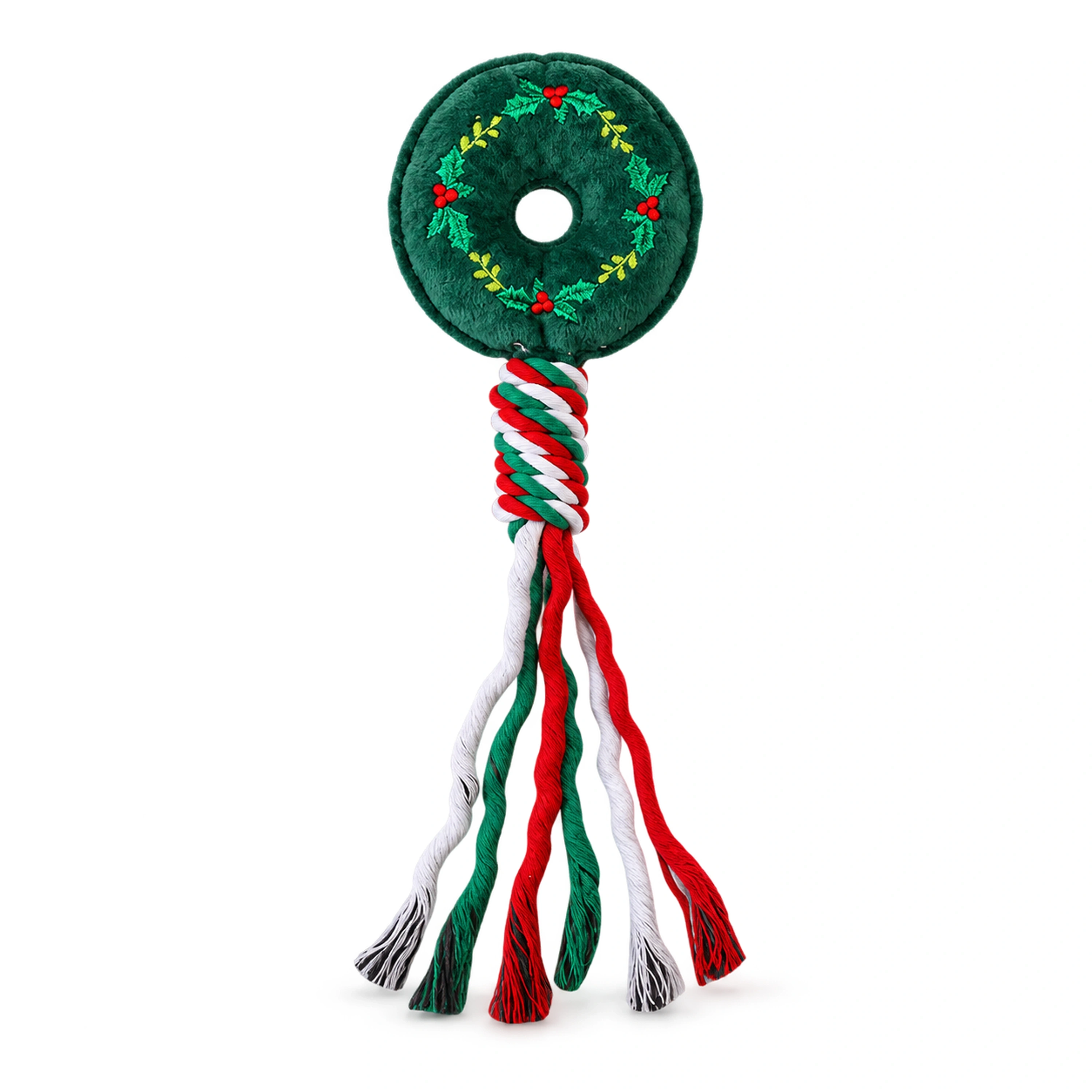 Juguete navideño para mascotas varias medidas de felpa cristal