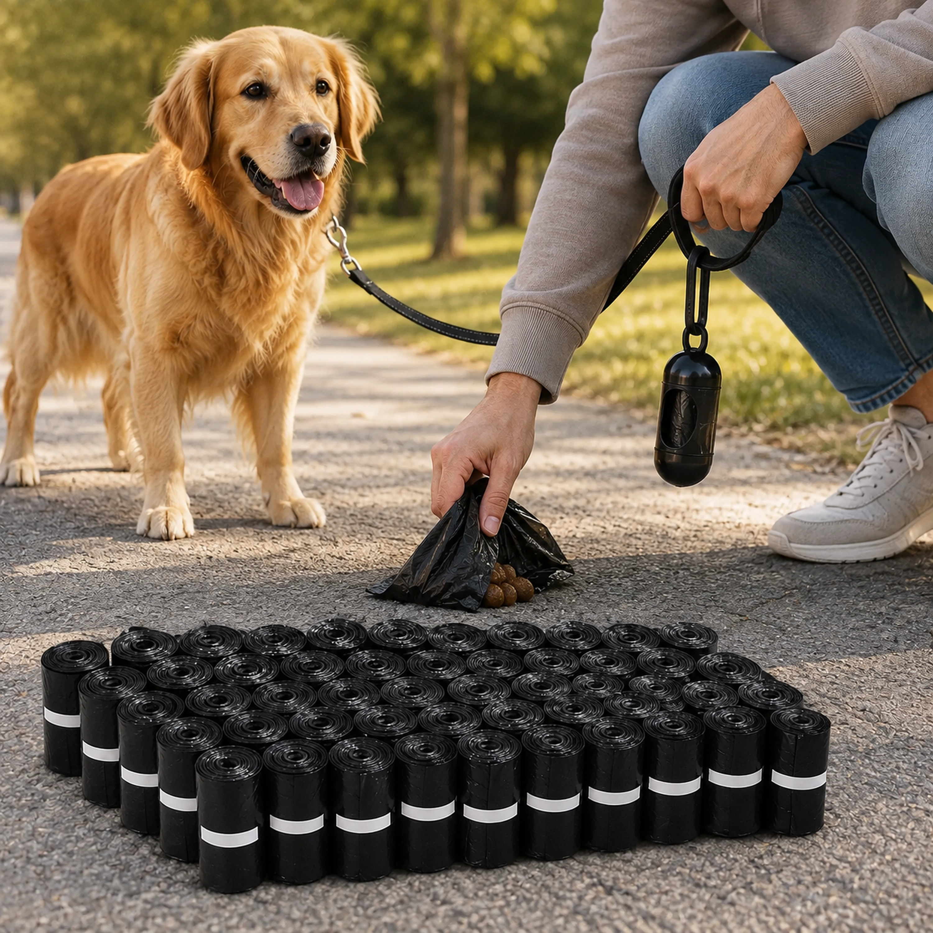 Bolsa de Excrementos para Mascotas Plástico 15*6cm