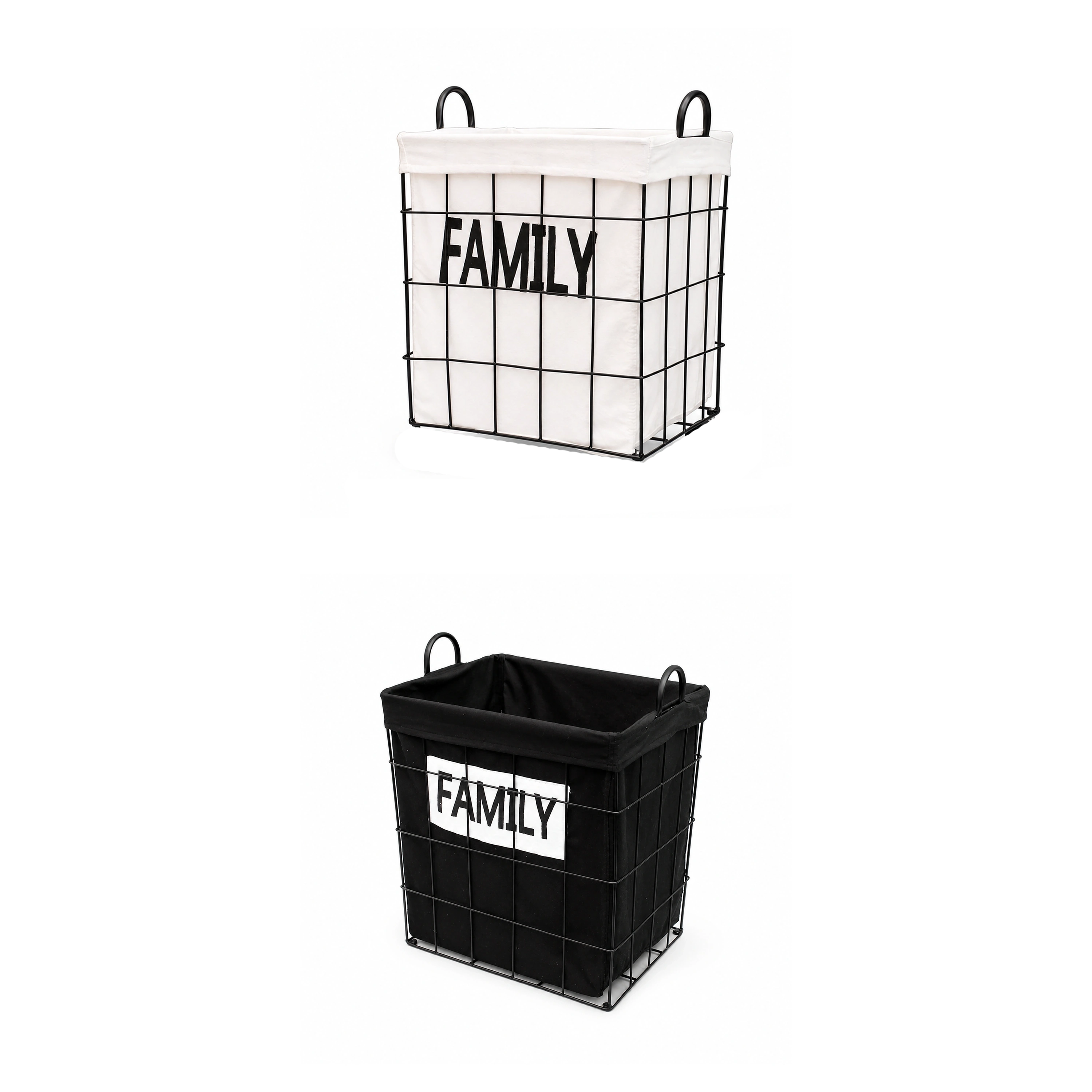 Canasta Organizadora para Ropa 35 × 28 × 40 cm de Hierro para Ropa